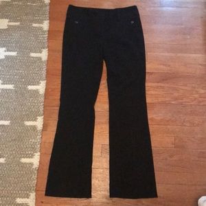 Bootcut black business pants